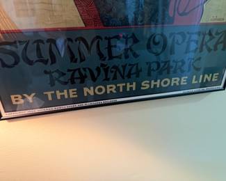 91 34.00 By the North Shore Line poster - Asian lady