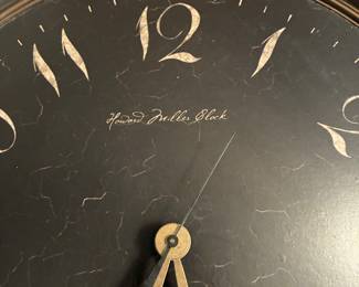 38 46.00 Howard Miller The Paris Night Clock with pendulum battery operated