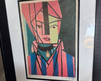 $275 -Henri Mattisse limited edition headed white and rose 3/500