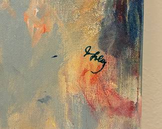 85 100.00 Janis Foley Abstract on Canvas Acrylic 24x24