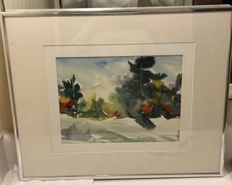 84 100.00 Janice Foley snow scene 20x16