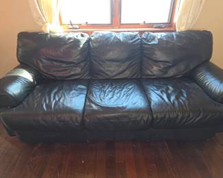 Leather sofa