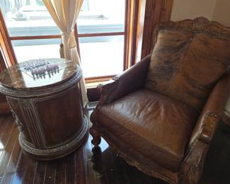 Leather chair