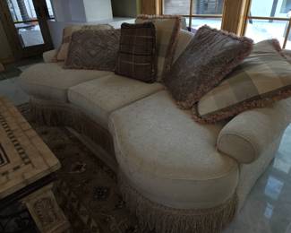 Sofa w/tassels