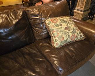 Leather sofa