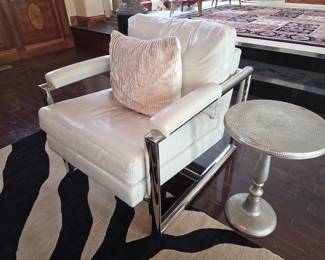 MCM chrome lounge chairs