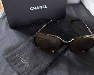 2 pair Designer Chanel Sunglasses w/ box & sleeve