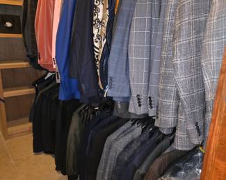 Designer men's suits/jackets