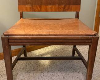 Art Deco Vanity Bench Stool Seat 