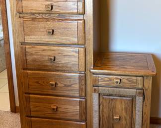 Bedroom Furniture / Dresser / Gentlemen’s Chest of Drawers by Harrison 