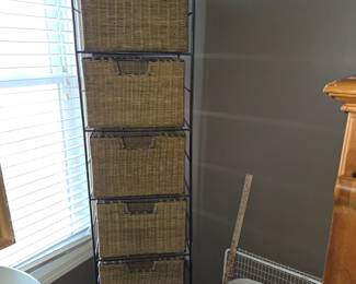 Wicker storage