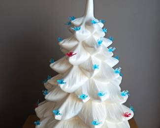 Vintage ceramic Christmas tree