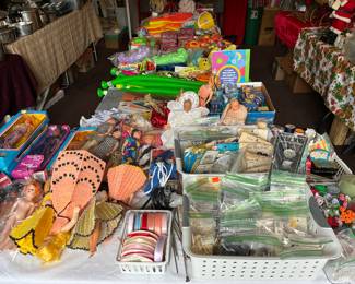 Vintage Dolls and various toys