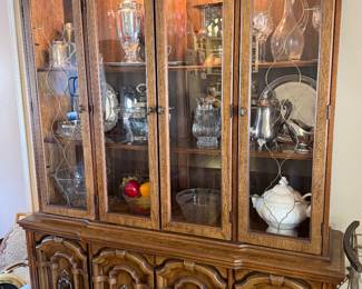 Dining room Hutch with lights 
