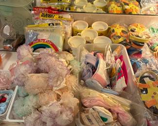 Tights, socks, sipper cups, 