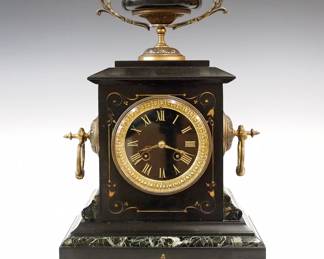 French Marble mantel clock