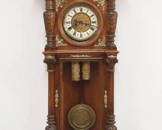 2 Wt Gustav Becker Wall Clock