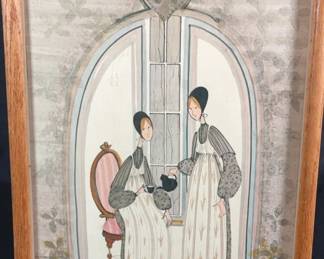 P. Buckley Moss Limited Edition Print 463 1000 Framed