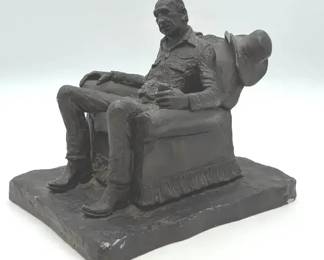 Michael Garman Seated Man Sculpture Figurine Michael Garman Productions