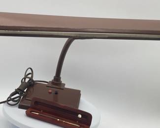 Vintage Art Specialty Co. Flexarm desk lamp wooden ballpoint pen w matching case
