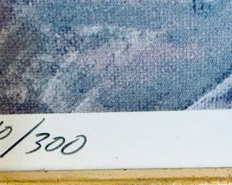 Framed Limited Edition Stephen Shortridge Signed and Numbered "Garden Manor" Great Find!