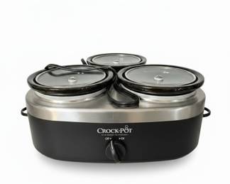 Crock-Pot Little Triple Dipper Slow Cooker