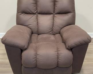 Brown Faux Leather Brosmer Rocker Recliner Chair