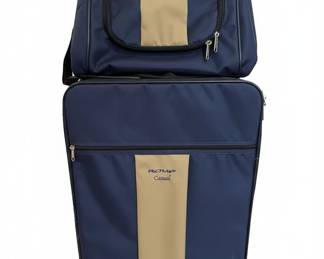 ROMO Casual Navy Blue Duffle Bag and Suitcase Set