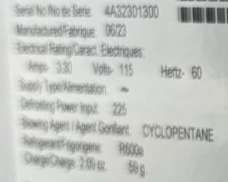 Frigidaire French Door Refrigerator