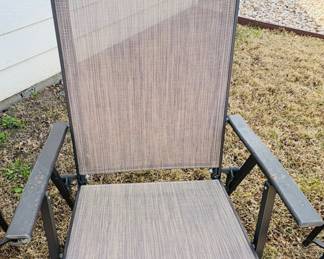 Set of 4 Folding Indoor/Outdoor Chairs.