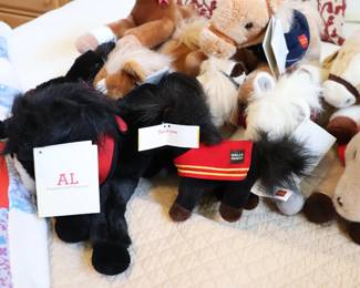 Wells Fargo horses   plush toys