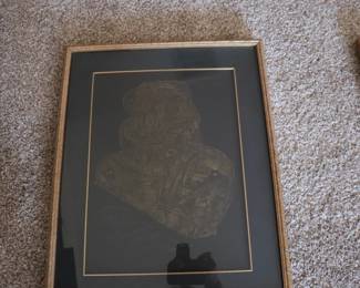 Vintage Brass Rubbing