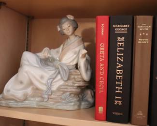 NAO By LLADRO - Oriental Melody Geisha Girl Playing Shamisen (missing Guitar) 