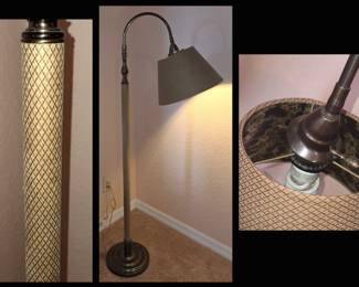 Cool Floor Lamp, Pole Matches the Shade