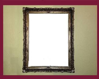 Large Ornately Framed Mirror