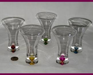 Set of Sommerso Bubble Glasses
