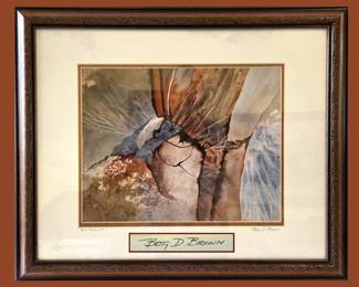 Betty Brown Signed Litho