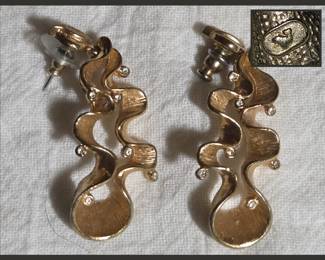 Hallmarked Pretty Earrings