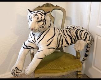 Large Plush Siberian Tiger