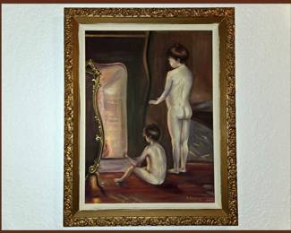 Christiane Belle's Rendition of Paolo Peels "After the Bath" or " Apres le Bain"