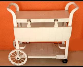 Nice Bar Cart on Wheels