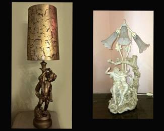 Mid Century/Hollywood Glam Lamps 