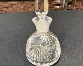 crystal perfume bottle
