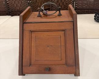 antique coal scuttle