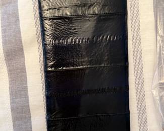 Eel skin wallet