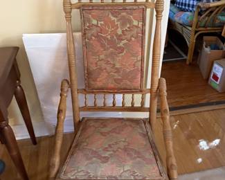 Vintage tapestry chair
