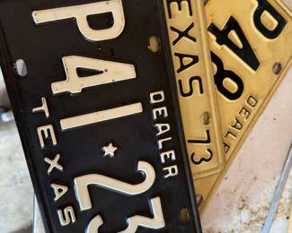 Vintage License Plates