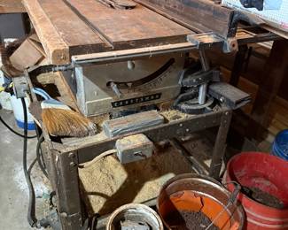 Craftsman table Saw working