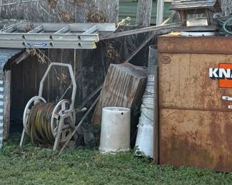 KNAACK Heavy Duty Tool Box, Aluminum Ladder