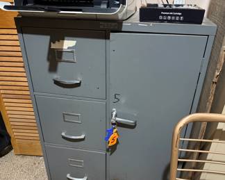 Several Filing Caninets